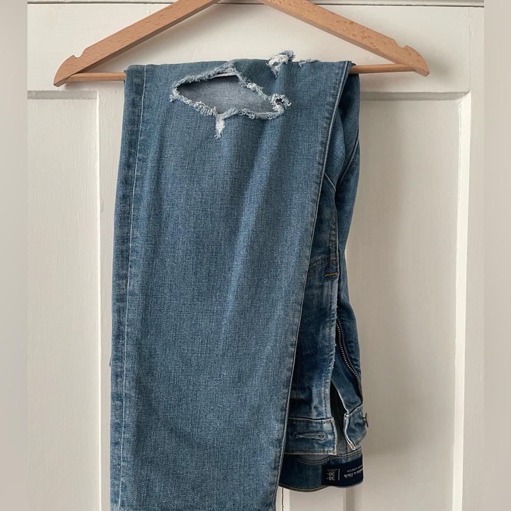 Lightly distressed Abercrombie jeans